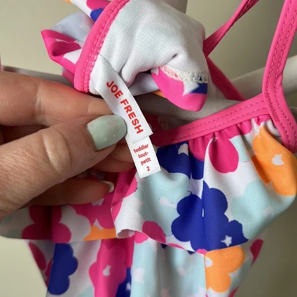 Joe Fresh Ruffle Bikini Size 2 - Picture 8 of 9